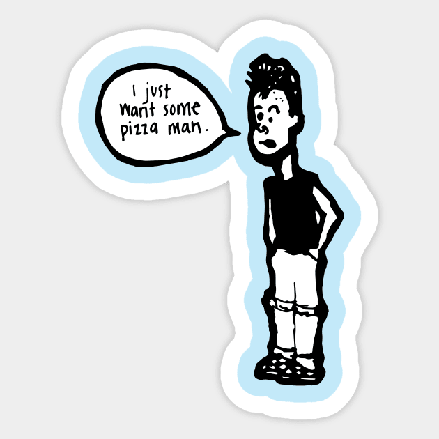 Pizza Punk Sticker by RADdoodads